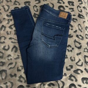 American Eagle Outfitters Super Stretch Blue Jeans